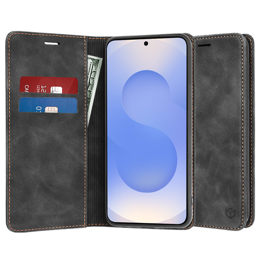 Husa de protectie Techsuit Confy compatibil cu Samsung Galaxy S25, Negru