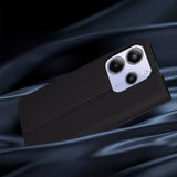 Husa de protectie Techsuit Magskin Book compatibil cu Xiaomi Redmi Note 14 5G, Negru