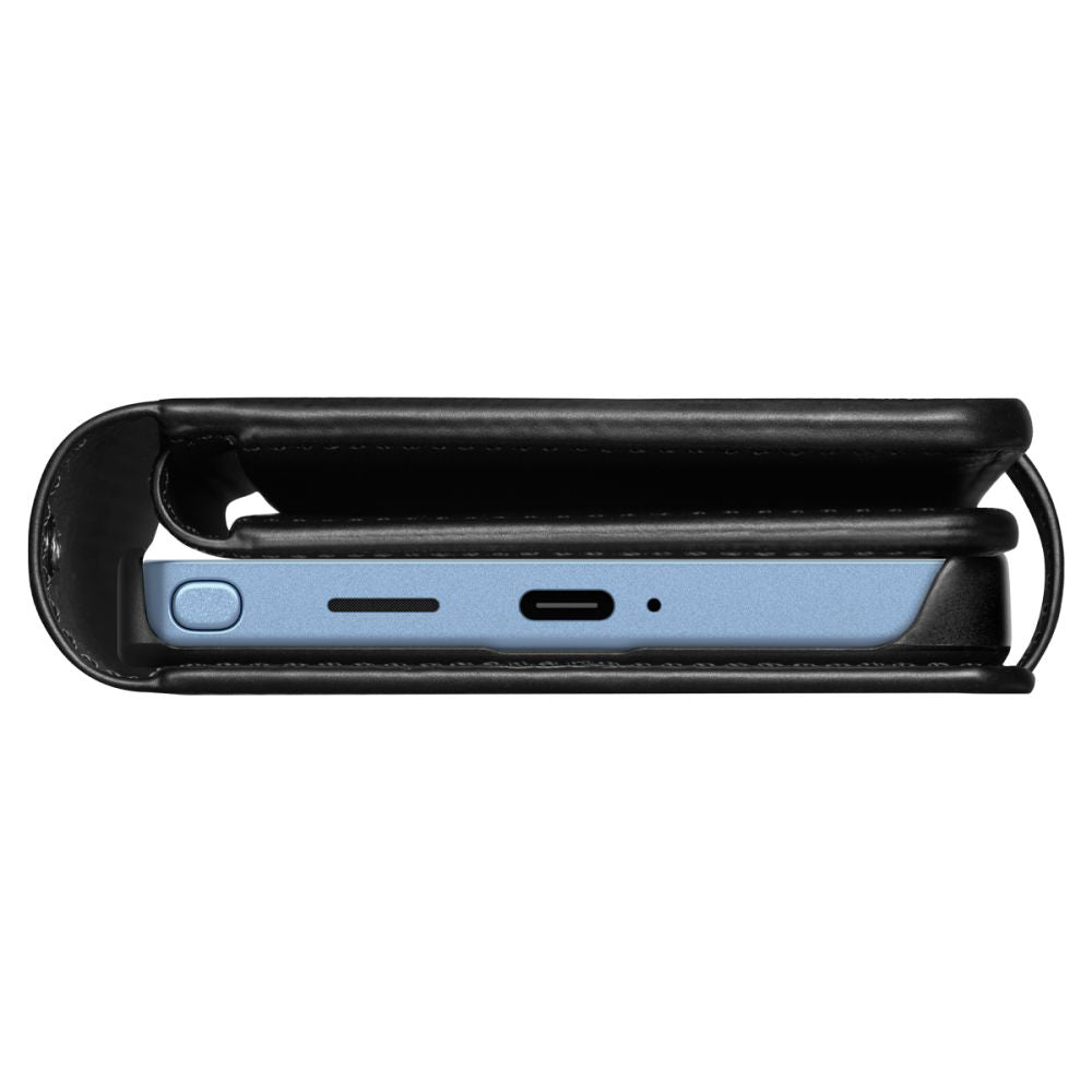 Husa de protectie Spigen Wallet S (ACS09124) compatibil cu Samsung Galaxy S25 Ultra, Negru
