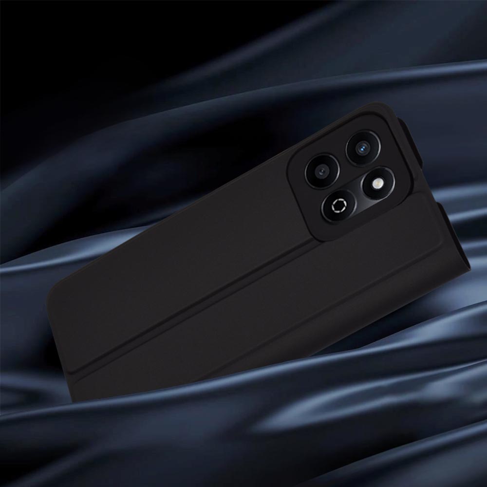 Husa de protectie Techsuit Magskin Book compatibil cu Honor 200 Smart / X7c, Negru