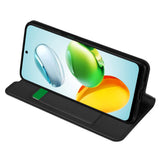 Husa de protectie Techsuit Magskin Book compatibil cu Honor 200 Smart / X7c, Negru