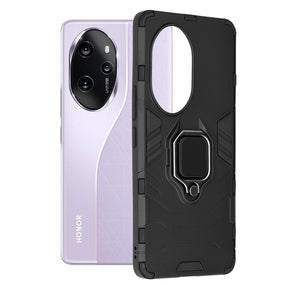Husa de protectie Techsuit Silicone Shield compatibil cu Honor 100 Pro, Negru