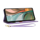 Husa de protectie Techsuit FlipCraft compatibil cu Motorola Moto G75, Mysterious Purple