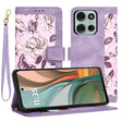 Husa de protectie Techsuit FlipCraft compatibil cu Motorola Moto G75, Mysterious Purple