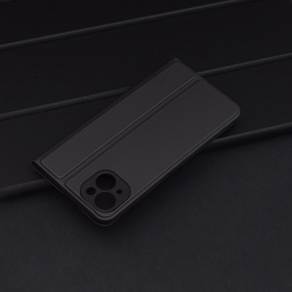 Husa de protectie Techsuit Magskin Book compatibil cu iPhone 14 Plus, Negru