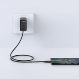 Cablu Acefast (C3-03), Type-C to Type-C, 60W, 3A, 480Mb/s, Fast Charging, 1.2m, Negru