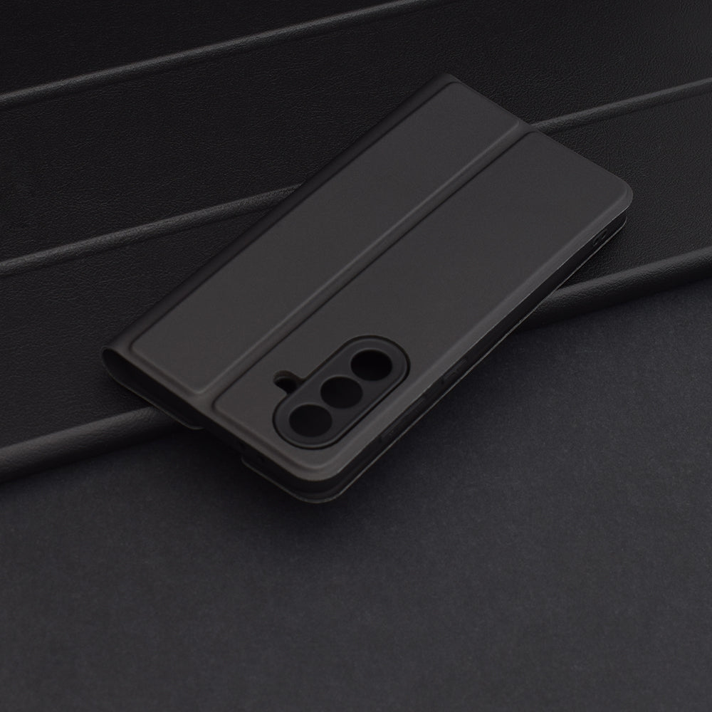 Husa de protectie Techsuit Magskin Book compatibil cu Samsung Galaxy A56 5G, Negru