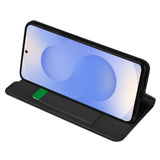 Husa de protectie Techsuit Magskin Book compatibil cu Samsung Galaxy S25, Negru