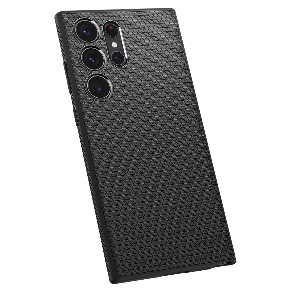 Husa de protectie Spigen Liquid Air (ACS05614) compatibil cu Samsung Galaxy S23 Ultra, Negru Mat