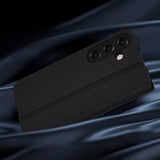 Husa de protectie Techsuit Magskin Book compatibil cu Samsung Galaxy S25 Plus, Negru