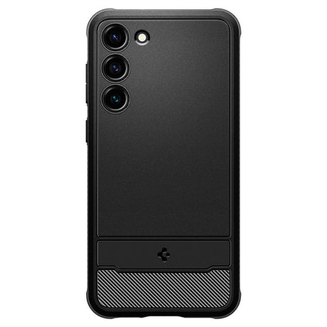 Husa de protectie Spigen Rugged Armor (ACS05711) compatibil cu Samsung Galaxy S23, Negru