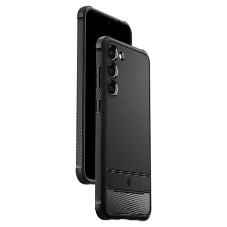 Husa de protectie Spigen Rugged Armor (ACS05711) compatibil cu Samsung Galaxy S23, Negru