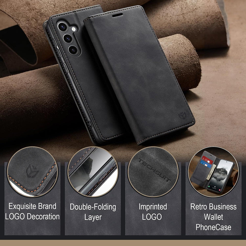 Husa de protectie Techsuit Confy Cover compatibil cu Samsung Galaxy A15 4G / A15 5G, Negru
