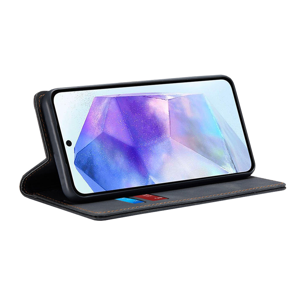 Husa de protectie Techsuit Confy compatibil cu Samsung Galaxy A55 5G, Negru