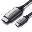 Ugreen Adaptor Ugreen Video Cable Adapter MM142 (50570), Type-C to HDMI, 4K@60Hz, 1.5m, Negru / Gray