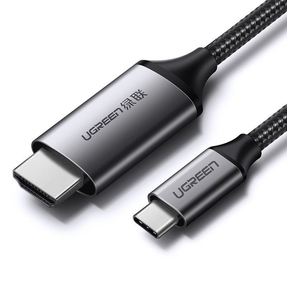 Ugreen Adaptor Ugreen Video Cable Adapter MM142 (50570), Type-C to HDMI, 4K@60Hz, 1.5m, Negru / Gray