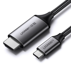 Ugreen Adaptor Ugreen Video Cable Adapter MM142 (50570), Type-C to HDMI, 4K@60Hz, 1.5m, Negru / Gray