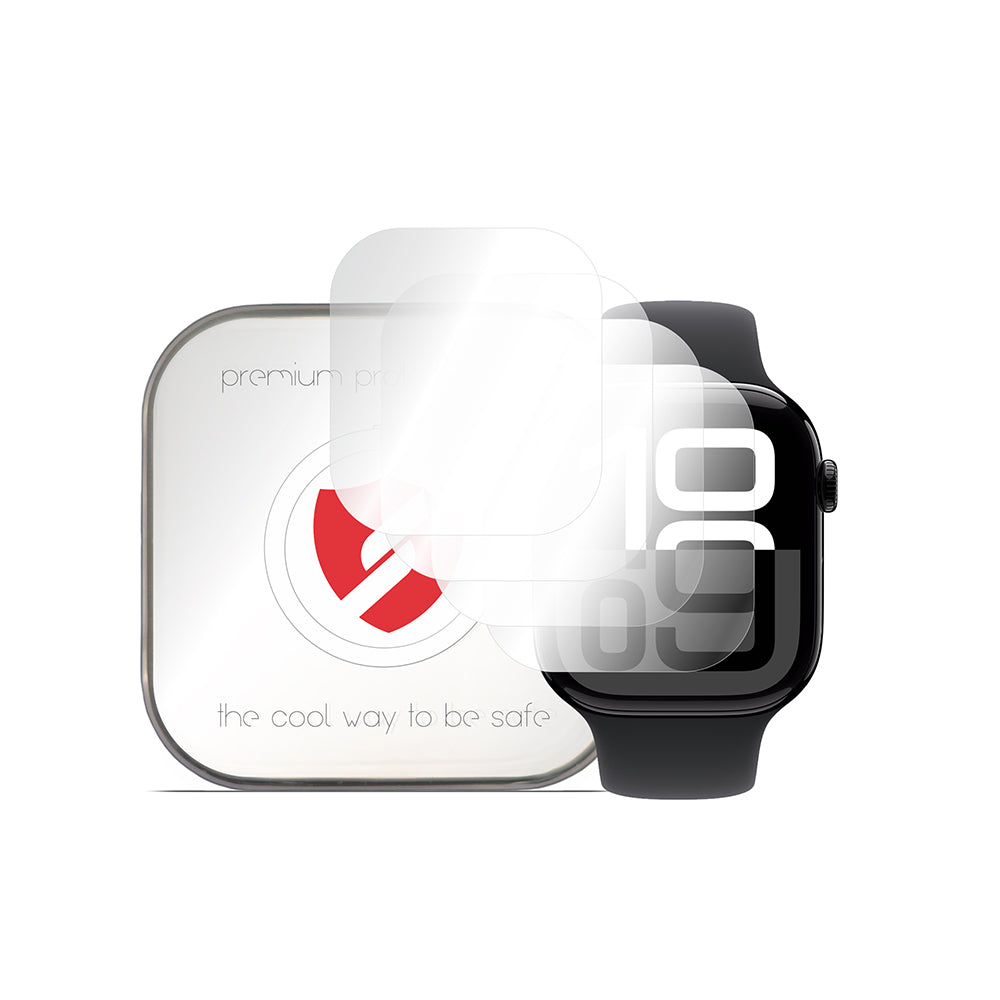 Folie de protectie smartwatch Smart Protection Premium Classic (set de 4) compatibil cu Apple Watch 10 46mm / Watch 11 46mm, Transparent