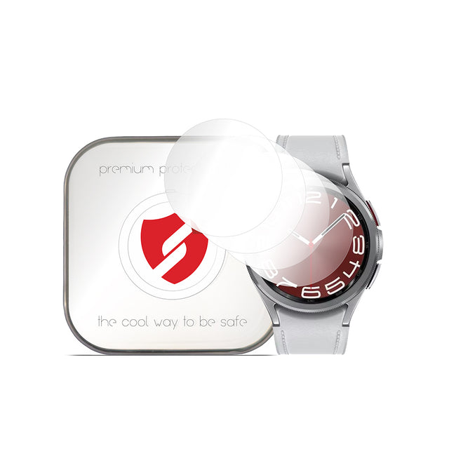 Folie de protectie smartwatch Smart Protection Premium Classic (set de 4) compatibil cu Samsung Galaxy Watch6 Classic 43mm, Transparent