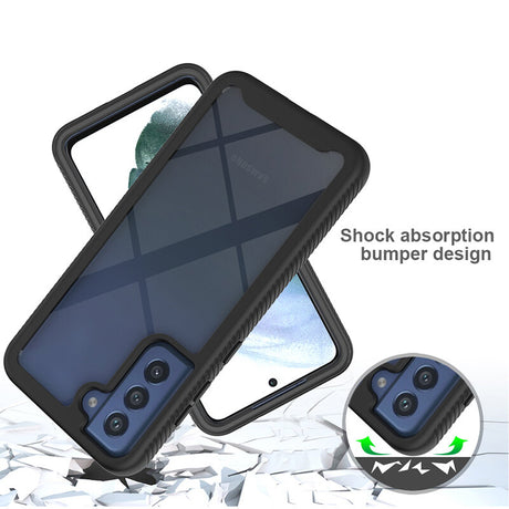 Folie de protectie Techsuit Defense360 Pro + compatibil cu Samsung Galaxy S23 Plus, Negru