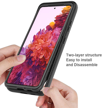 Folie de protectie Techsuit Defense360 Pro + compatibil cu Samsung Galaxy S23 Plus, Negru