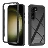 Folie de protectie Techsuit Defense360 Pro + compatibil cu Samsung Galaxy S23 Plus, Negru