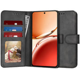 Husa de protectie Techsuit Diary Book compatibil cu Oppo Reno12 F 4G / Reno12 F 5G / Reno12 FS 4G / Reno12 FS 5G, Negru