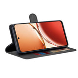 Husa de protectie Techsuit Diary Book compatibil cu Oppo Reno12 F 4G / Reno12 F 5G / Reno12 FS 4G / Reno12 FS 5G, Negru