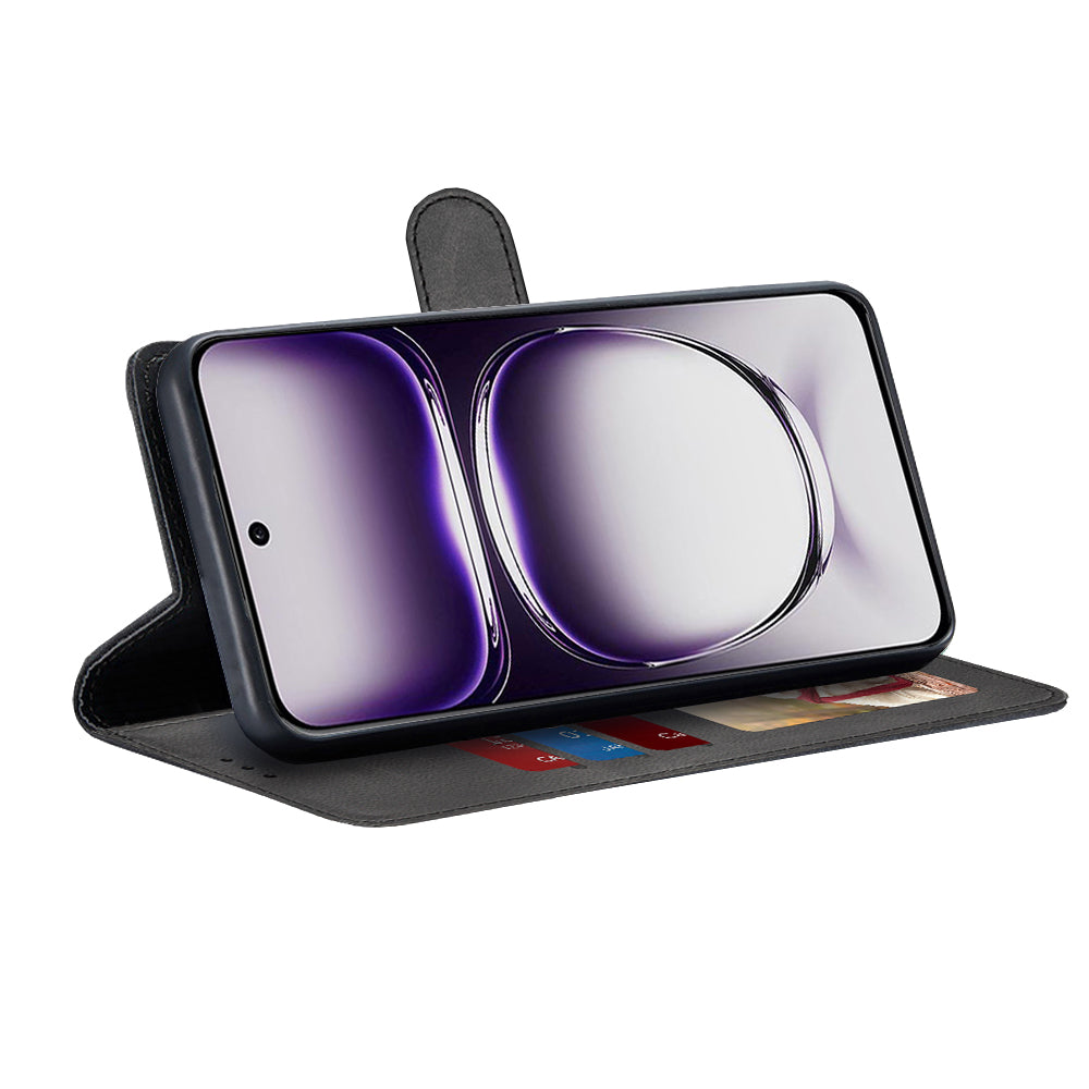 Husa de protectie Techsuit Diary Book compatibil cu Oppo Reno12, Negru