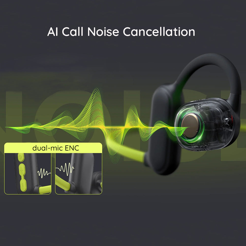 Casti Havit Bluetooth Earphones Freego Pro (E553BT), for Sport, Bluetooth, Type-C, AI Call Noise Cancellation, 110mAh, Bej