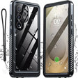 Husa de protectie ShellBox Waterproof IP68 compatibil cu Samsung Galaxy S25 Ultra, Negru