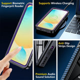 Husa de protectie ShellBox Waterproof IP68 compatibil cu Samsung Galaxy S25 Plus, Negru