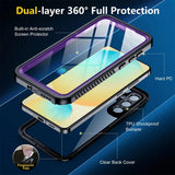 Husa de protectie ShellBox Waterproof IP68 compatibil cu Samsung Galaxy S25 Plus, Negru