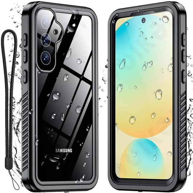 Husa de protectie ShellBox Waterproof IP68 compatibil cu Samsung Galaxy S25 Plus, Negru