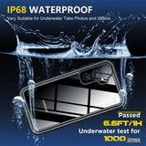 Husa de protectie ShellBox Waterproof IP68 compatibil cu Samsung Galaxy S25 Plus, Negru
