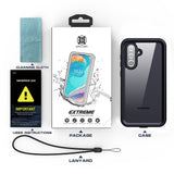 Husa de protectie ShellBox Waterproof IP68 compatibil cu Samsung Galaxy S25, Negru