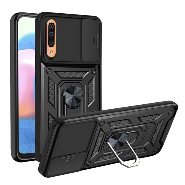 Husa de protectie Techsuit CamShield Series compatibil cu Samsung Galaxy A30s / A50 / A50s, Negru