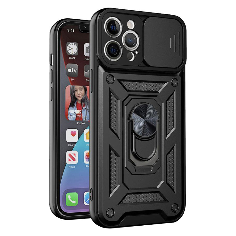 Husa de protectie Techsuit CamShield Series compatibil cu iPhone 12 Pro Max, Negru