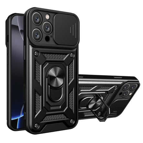 Husa de protectie Techsuit CamShield Series compatibil cu iPhone 16 Pro, Negru