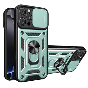 Husa de protectie Techsuit CamShield Series compatibil cu iPhone 16 Pro, Verde