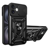 Husa de protectie Techsuit CamShield Series compatibil cu iPhone 16, Negru