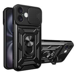 Husa de protectie Techsuit CamShield Series compatibil cu iPhone 16 Plus, Negru