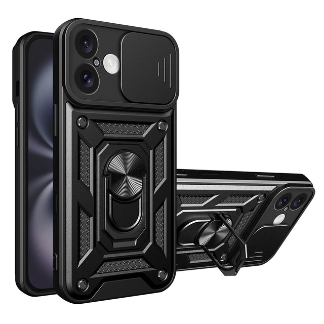 Husa de protectie Techsuit CamShield Series compatibil cu iPhone 16 Plus, Negru