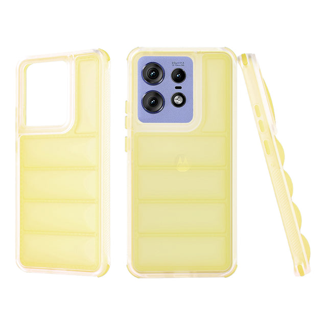 Husa de protectie Techsuit Wave Shield compatibil cu Motorola Edge 50 Pro, Galben
