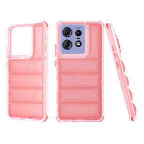 Husa de protectie Techsuit Wave Shield compatibil cu Motorola Edge 50 Pro, Rosu