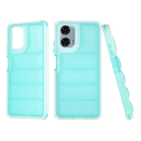 Husa de protectie Techsuit Wave Shield compatibil cu Motorola Moto G24 Power, Turcoaz