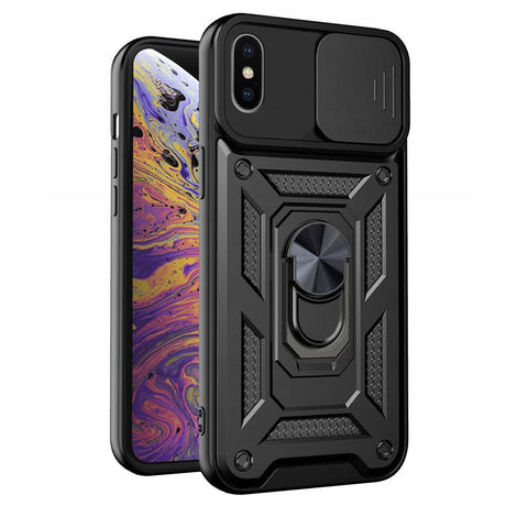 Husa de protectie Techsuit CamShield Series compatibil cu iPhone XS Max, Negru