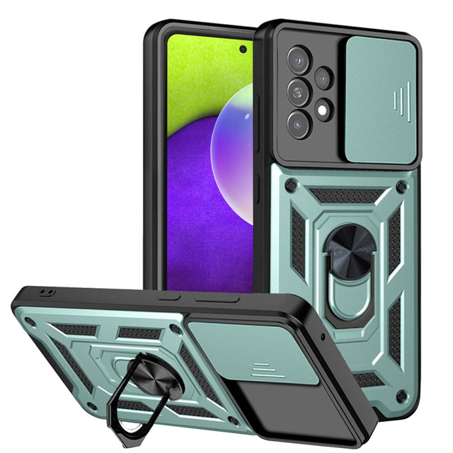Husa de protectie Techsuit CamShield Series compatibil cu Samsung Galaxy A52 4G / A52 5G / A52s 5G, Verde