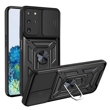 Husa de protectie Techsuit CamShield Series compatibil cu Samsung Galaxy S20 Plus 4G / S20 Plus 5G, Negru