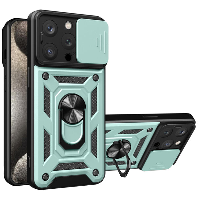 Husa de protectie Techsuit CamShield Series compatibil cu iPhone 15 Pro Max, Verde